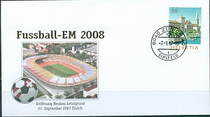 Швейцария, ЧЕ 2008, Стадион в Цюрихе, конверт